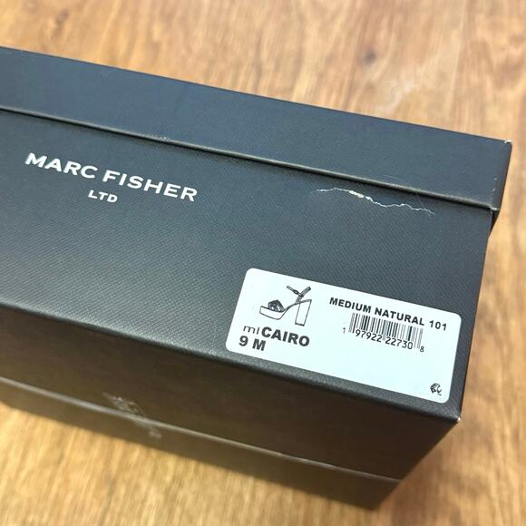 Marc Fisher LTD Cairo Platform Sandal in Medium Natural Size 9 - Picture 15 of 15